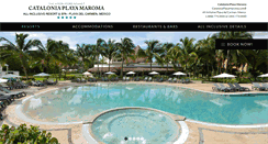 Desktop Screenshot of cataloniaplayamaroma.com